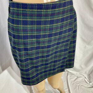 NWT Hollister Sz XS Ultra High Rise Plaid Mini Skirt